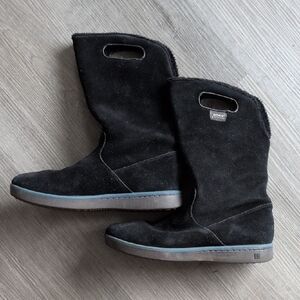 Bogs Black Waterproof Suede Boots - FIRM PRICE